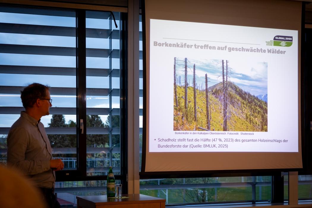 Klimavortrag mit Mag. Johannes Wahlmüller von Global 2000 in Premstätten