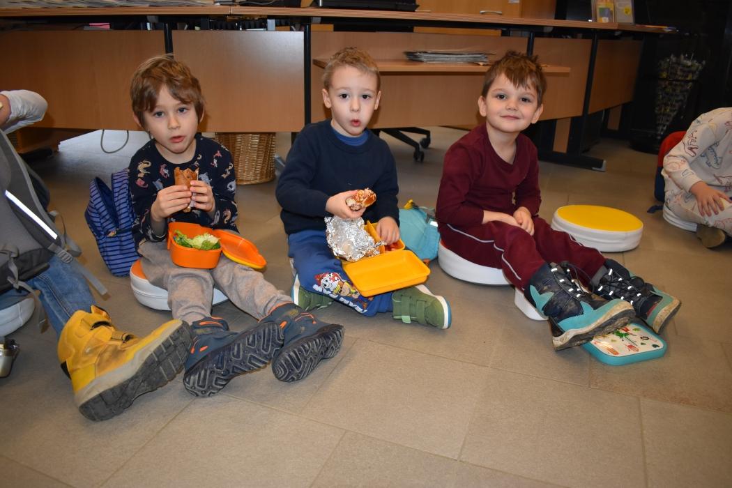Kindergartenbesuch in der Bibliothek