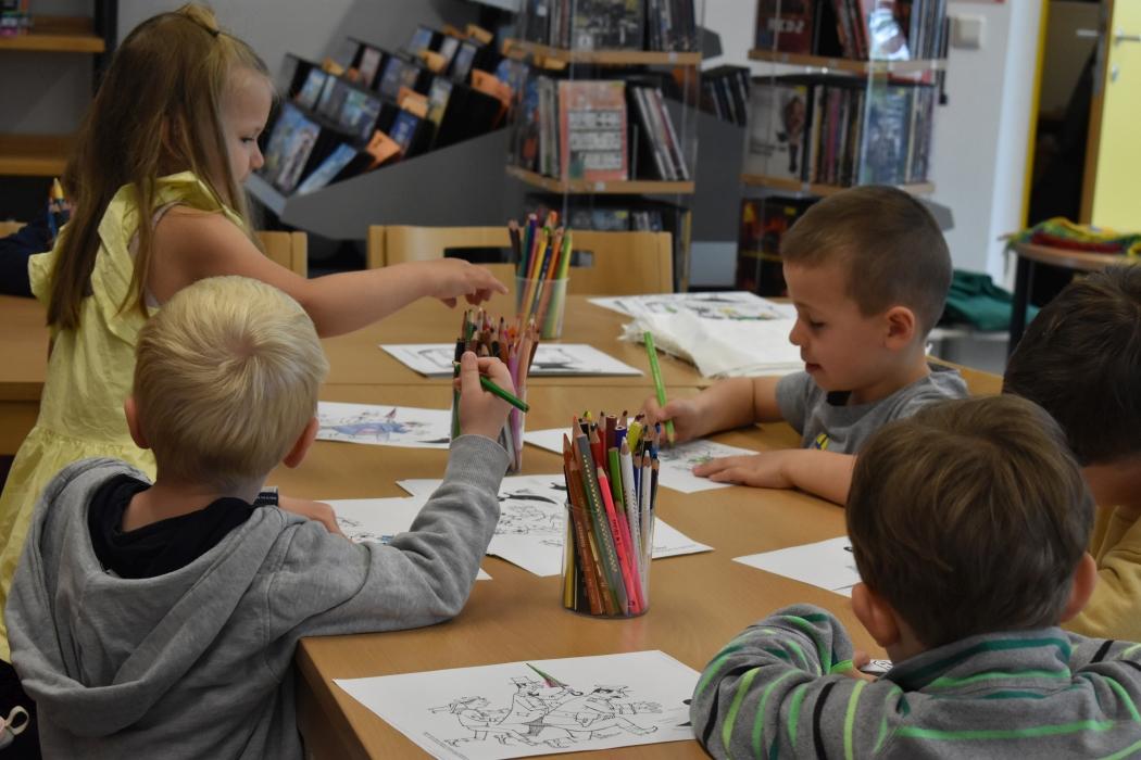 Kindergartenbesuch in der Bibliothek
