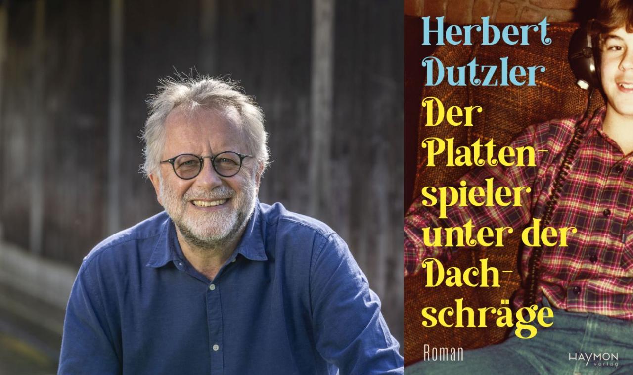 Herbert Dutzler, Buchcover Der Plattenspieler unter der Dachschräge